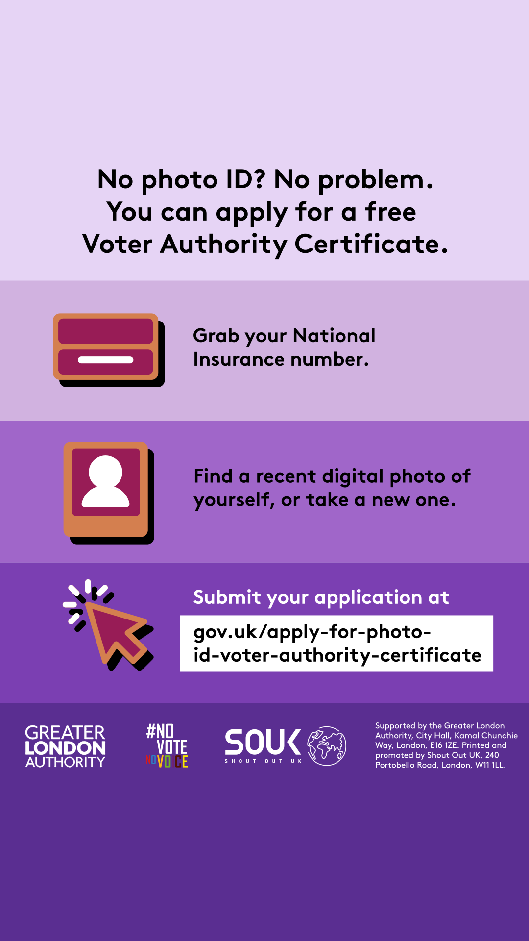 This is the Thumbnail for the Voter authority certificate item