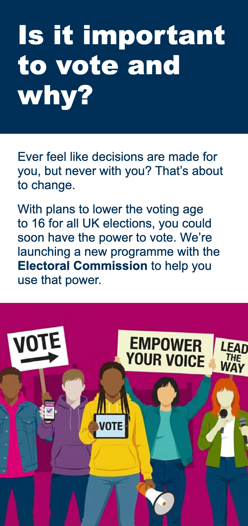 This is the Thumbnail for the The 60-second democracy challenge information for learners item