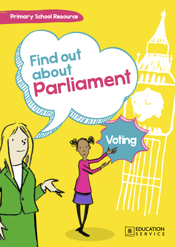 This is the Thumbnail for the Find out about Parliament: Voting poster pack item