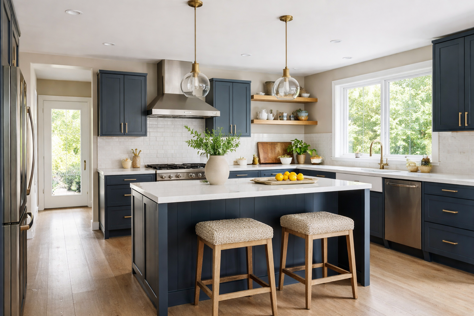 Custom kitchen renovation in Northern California designed and built by 4 Edges Construction