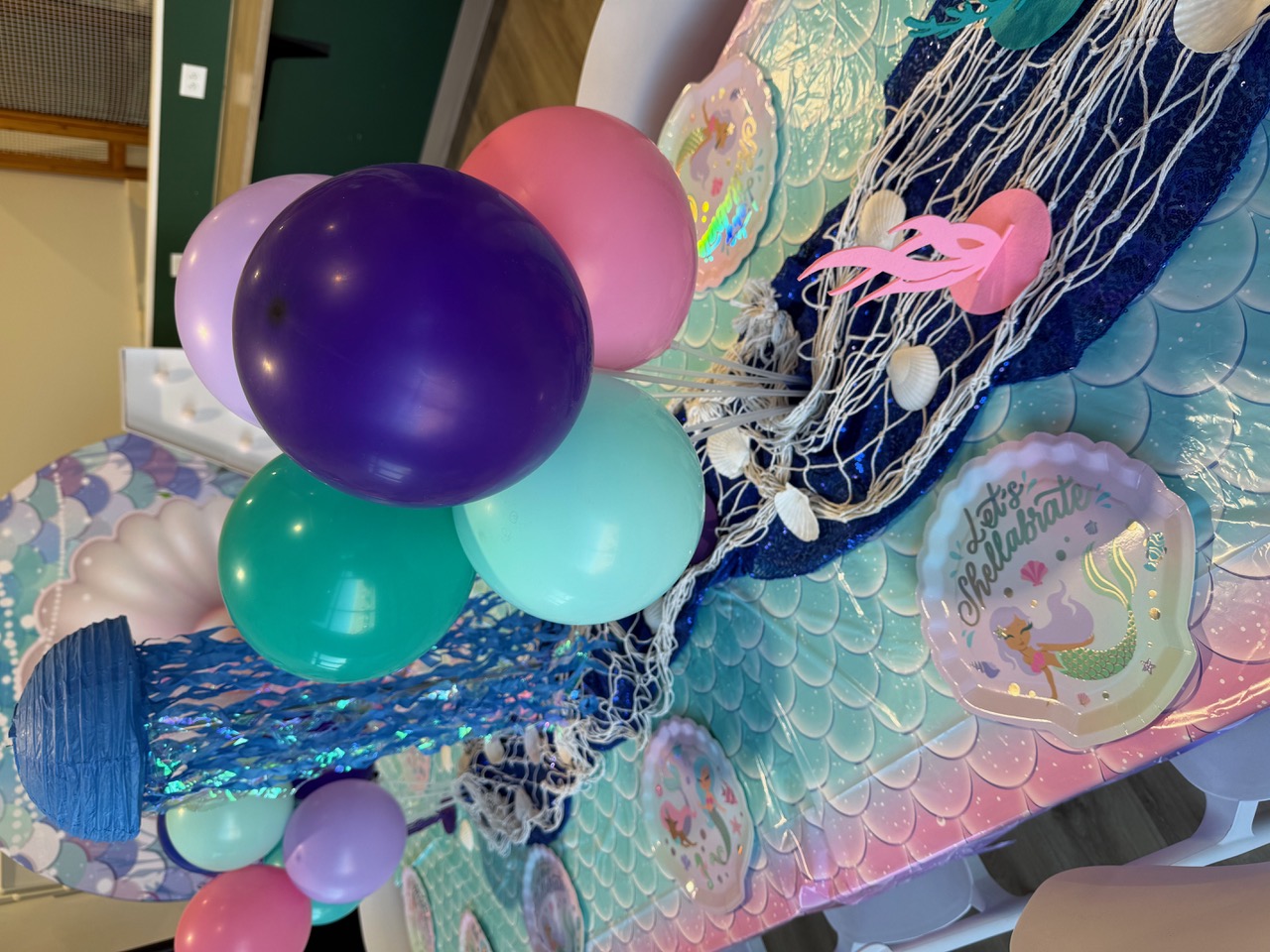 Kids celebrating a birthday party at Playful Pines