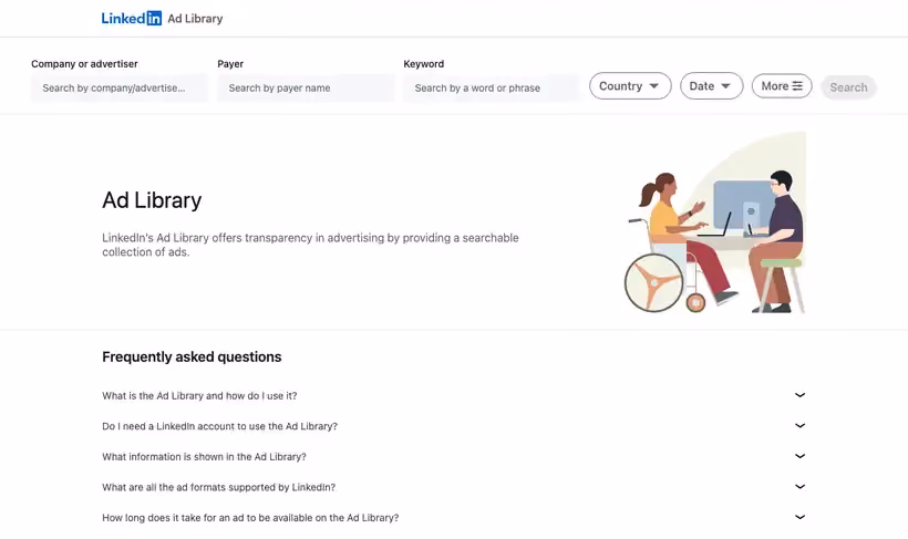 LinkedIn Ad Library