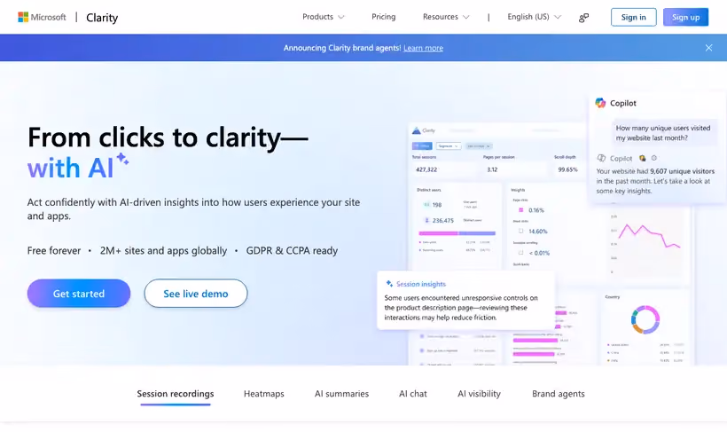 Microsoft Clarity