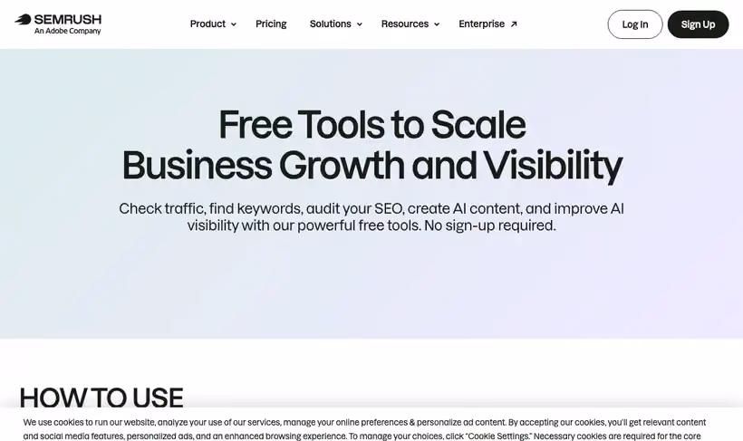 Semrush free tools