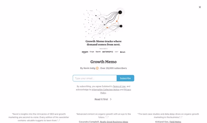 Growth Memo