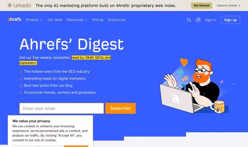 Ahrefs' Digest