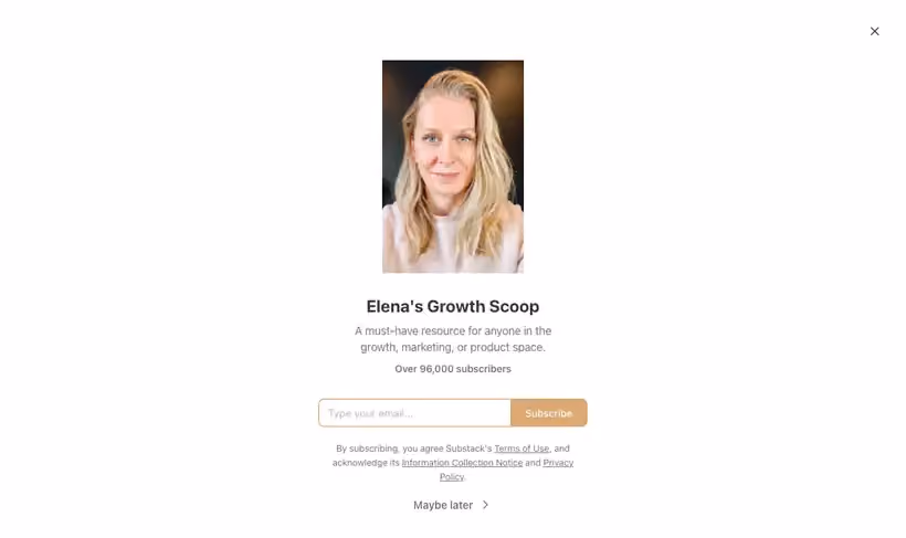Elena's Growth Scoop