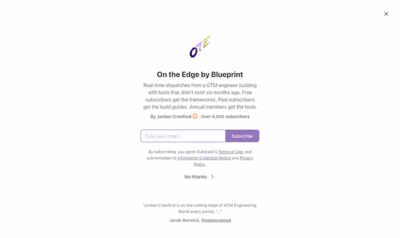 On the Edge by Blueprint