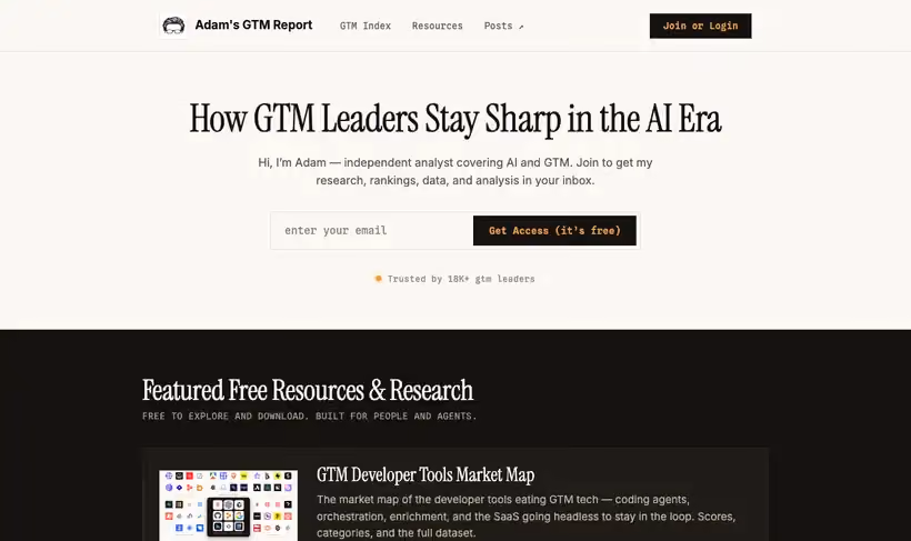 Adam's GTM Report