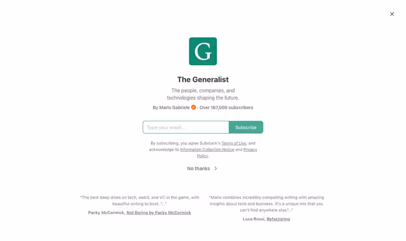 The Generalist
