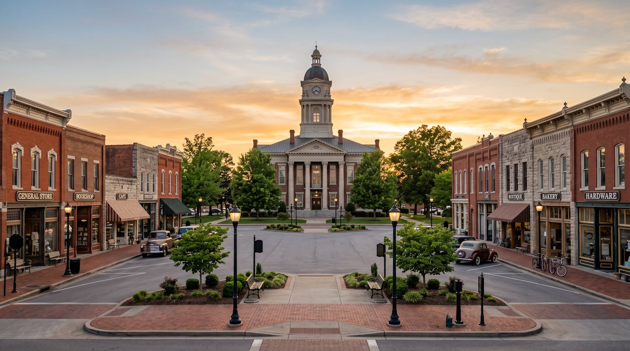 Historic public square in Murfreesboro