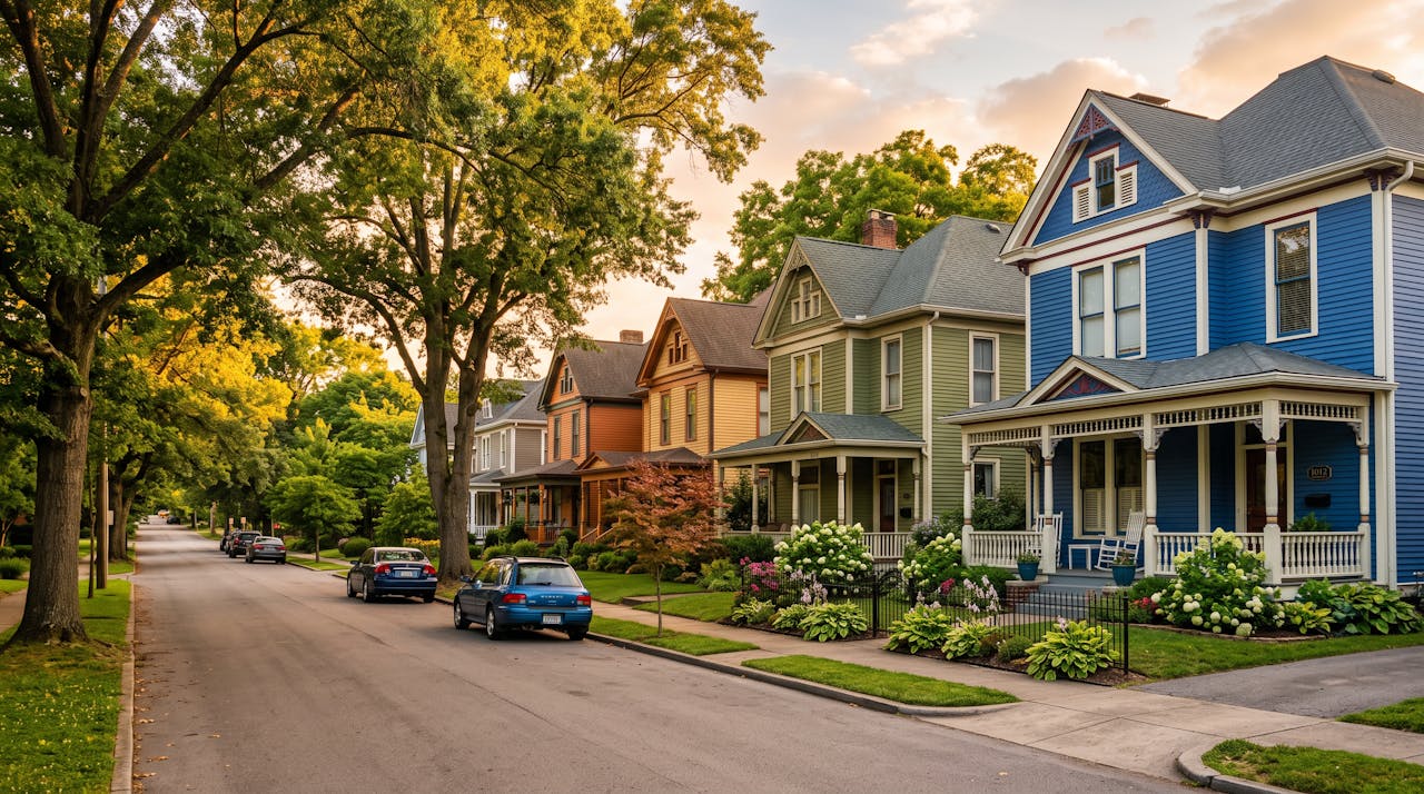 East Nashville Inglewood neighborhood street scene