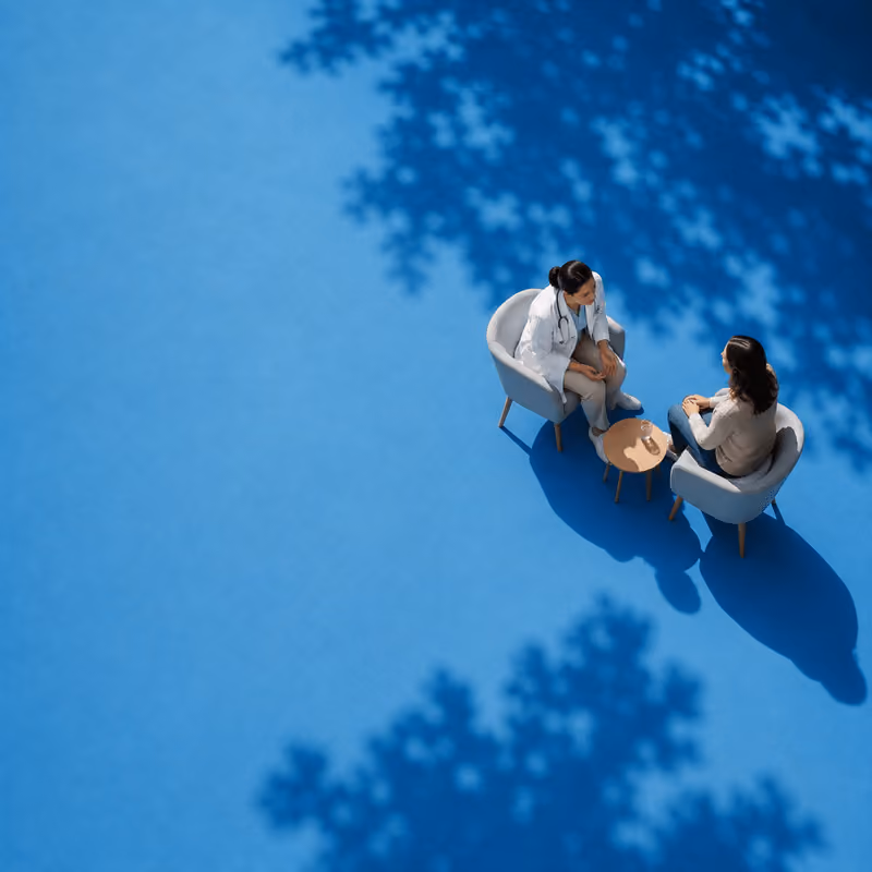 Doctors talking each other