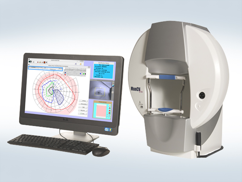 Visual field perimeters MonCvONE-PRO for standard automated and Goldmann perimetry