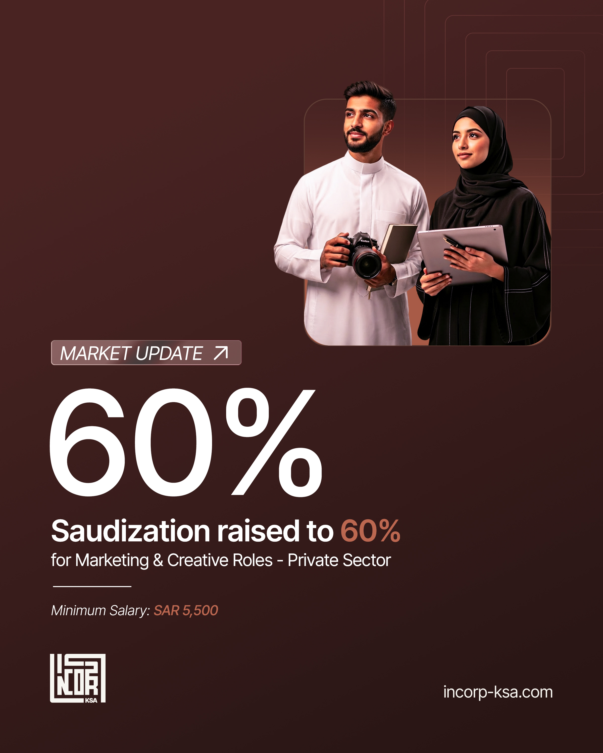 Social media post from the client campaign