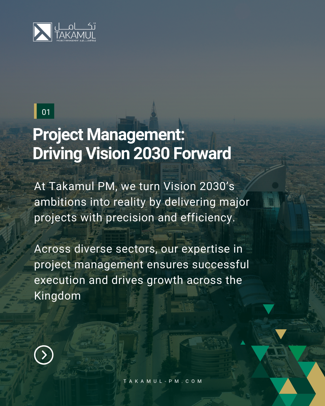 Social media post from the client campaign