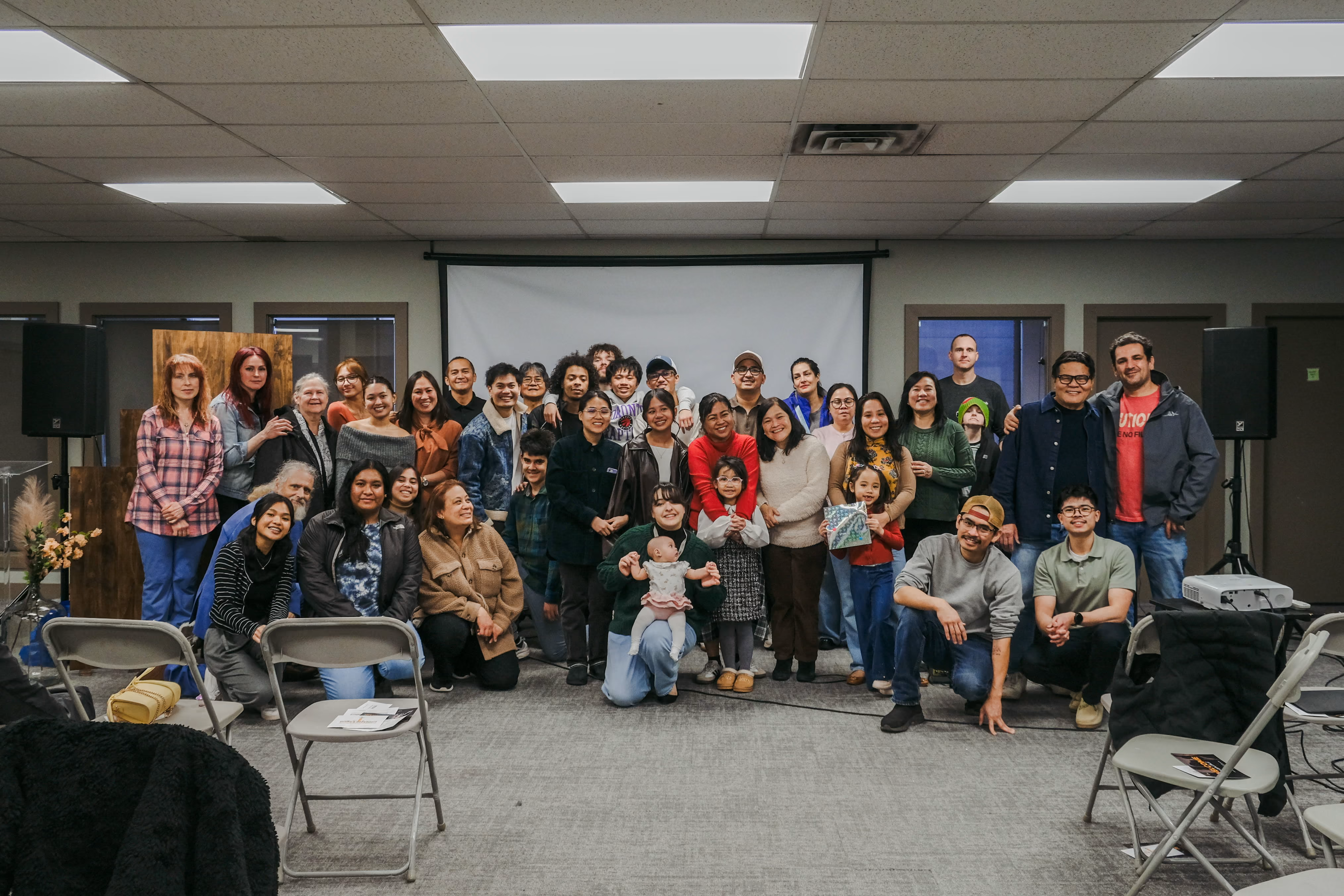 A group photo of the members at ReSoul Church Edmonton