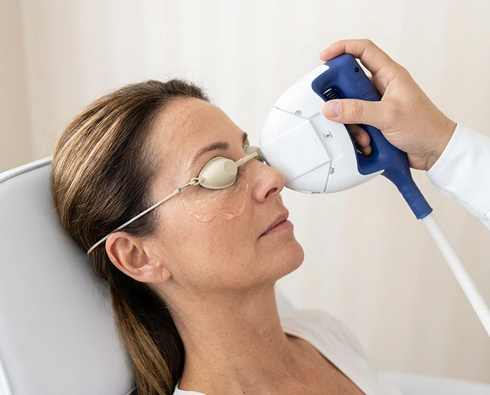 IPL-Behandlung bei trockenen Augen