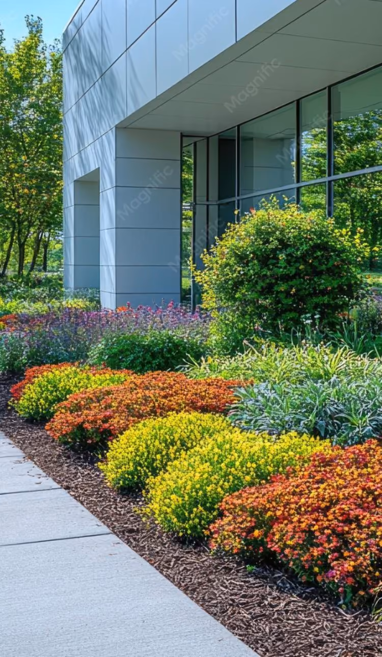 Commercial landscaping operations