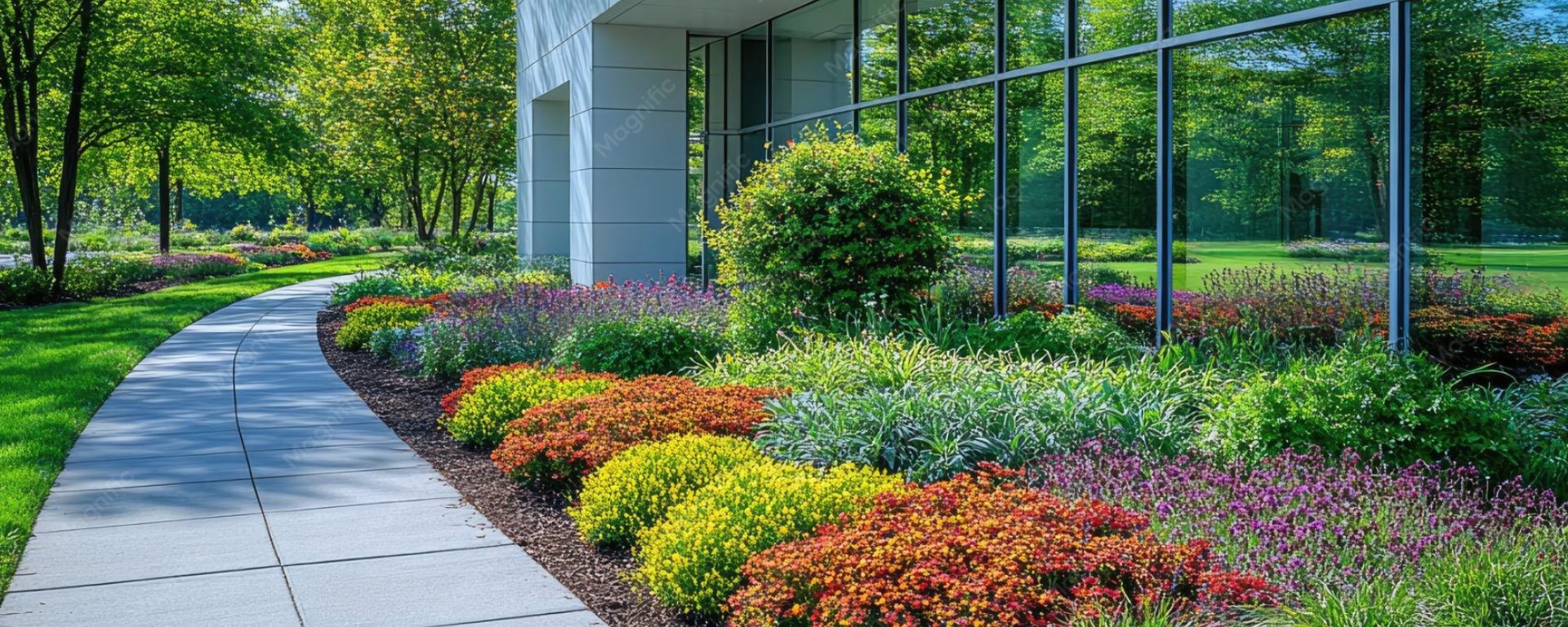 Commercial landscaping operations