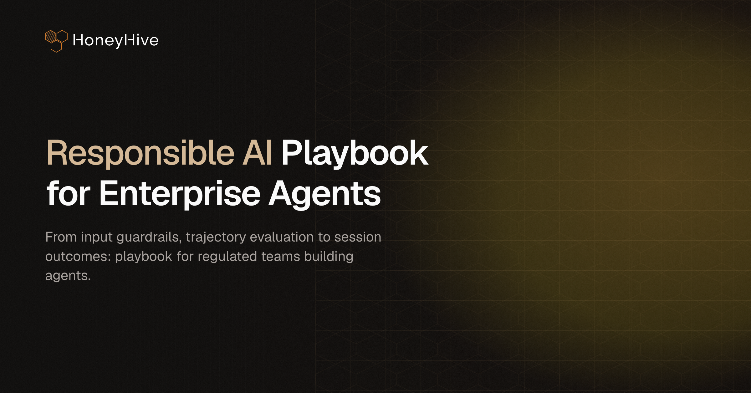 Responsible AI Playbook for Enterprise Agents