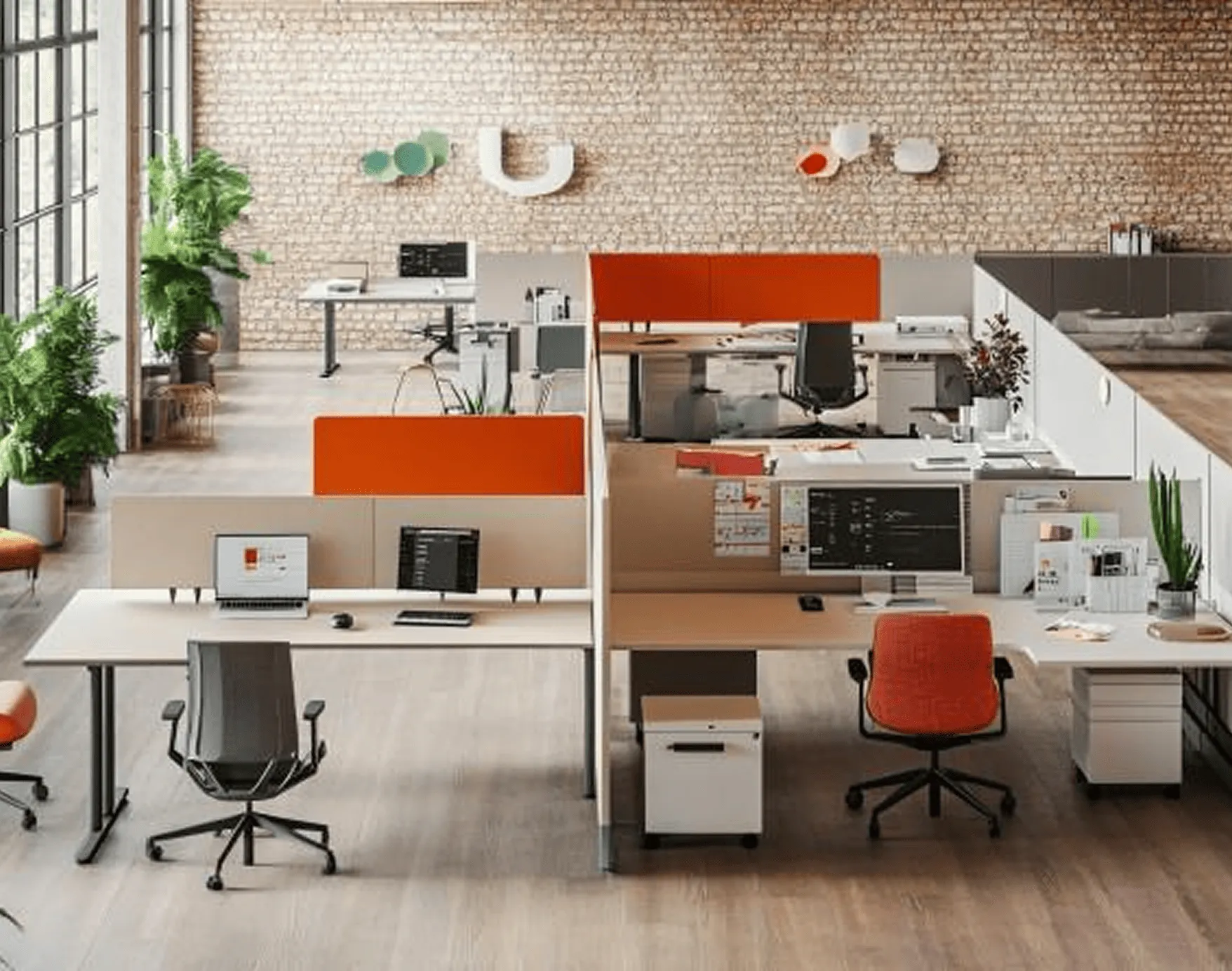 image of revamped office space for an interior design firm