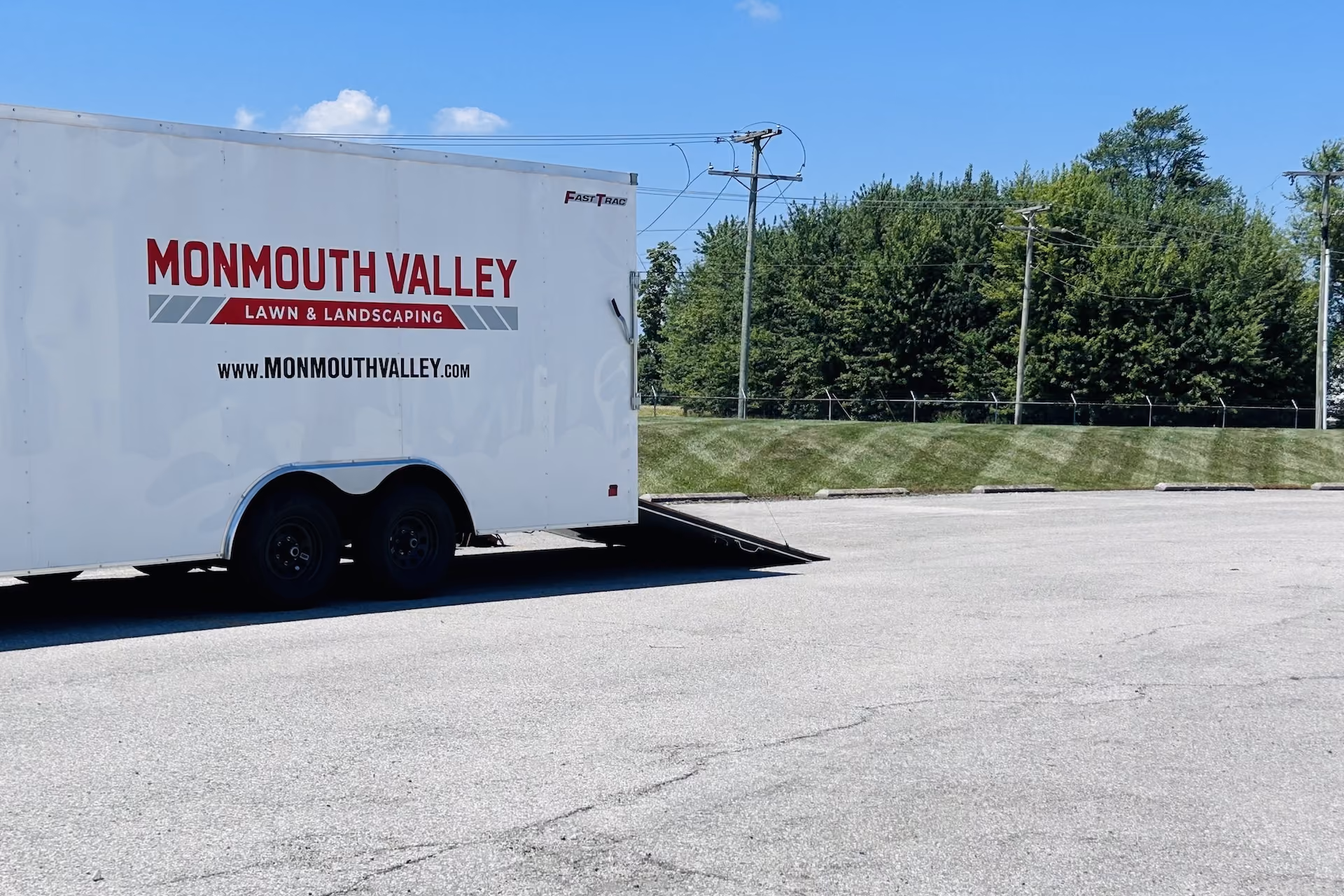 Monmouth Valley Lawn and Landscaping crew providing professional property care