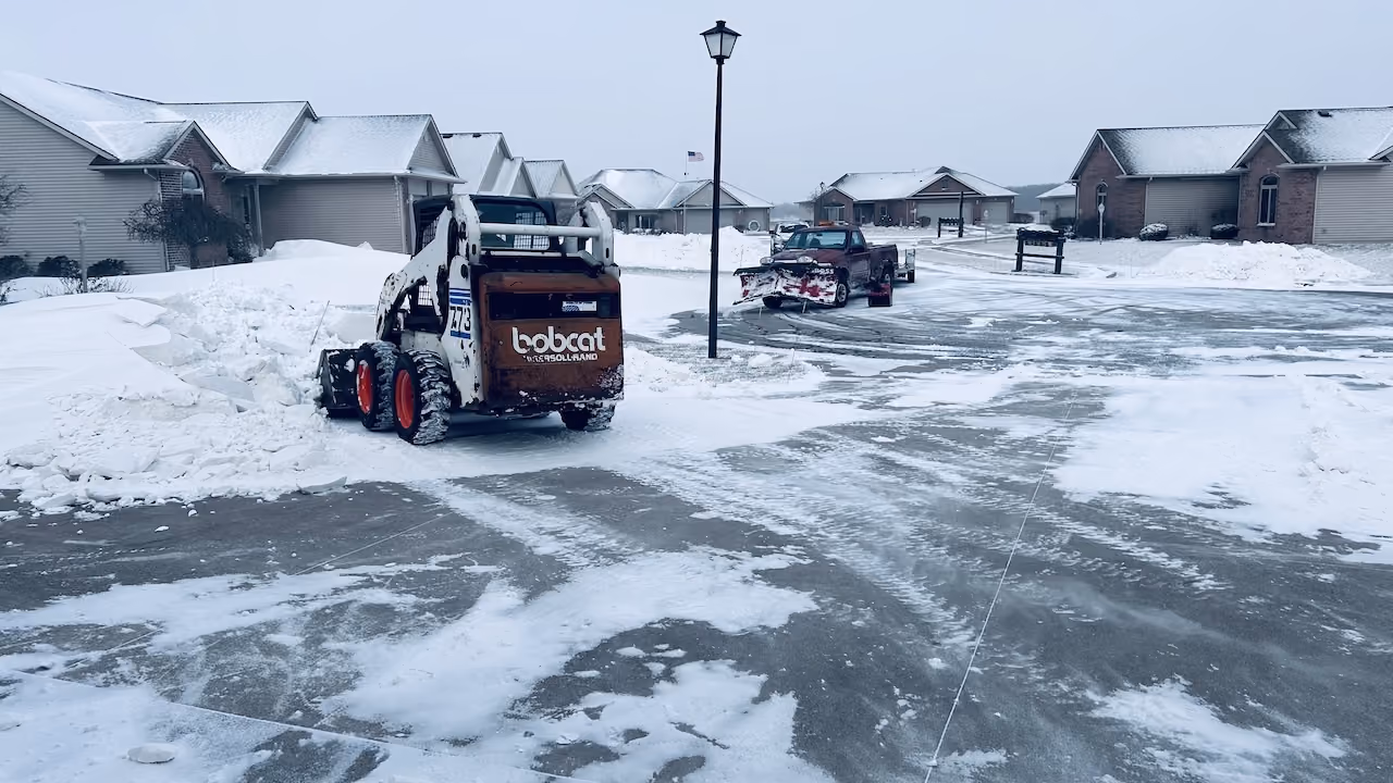 professional snow removal | Monmouth Valley Lawn and Landscaping | Northeast Indiana