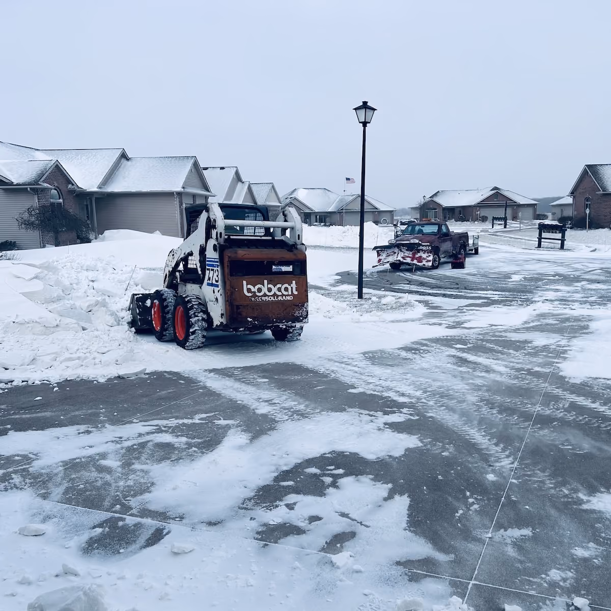 ice management and deicing | Monmouth Valley Lawn and Landscaping | Fort Wayne, Indiana