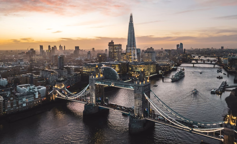 Vue du pont de londres