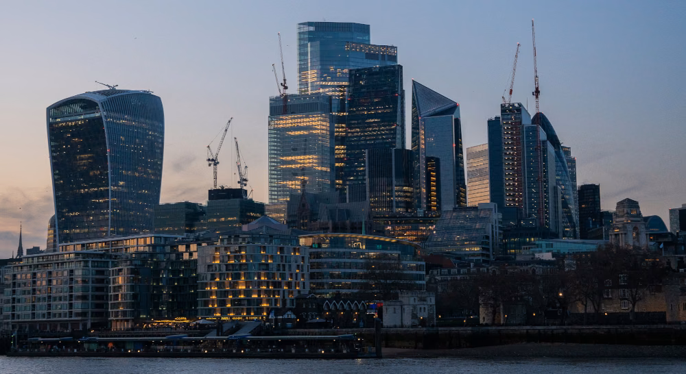 Vue du pont de Londres