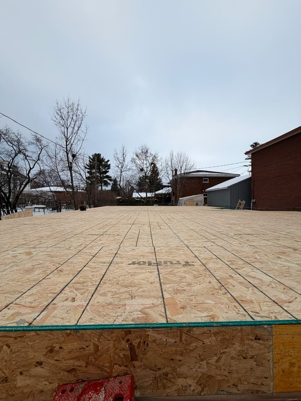 Veinard framing project work in Ottawa