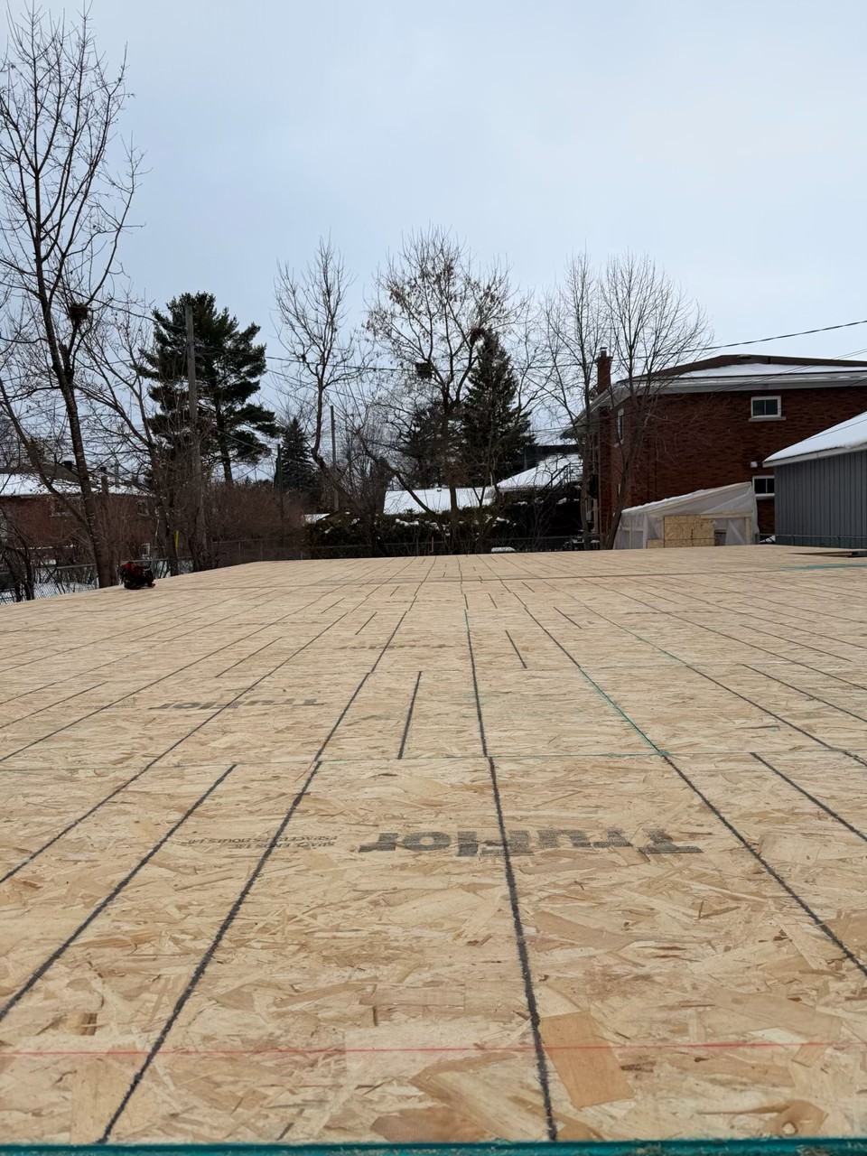 Veinard framing project work in Ottawa