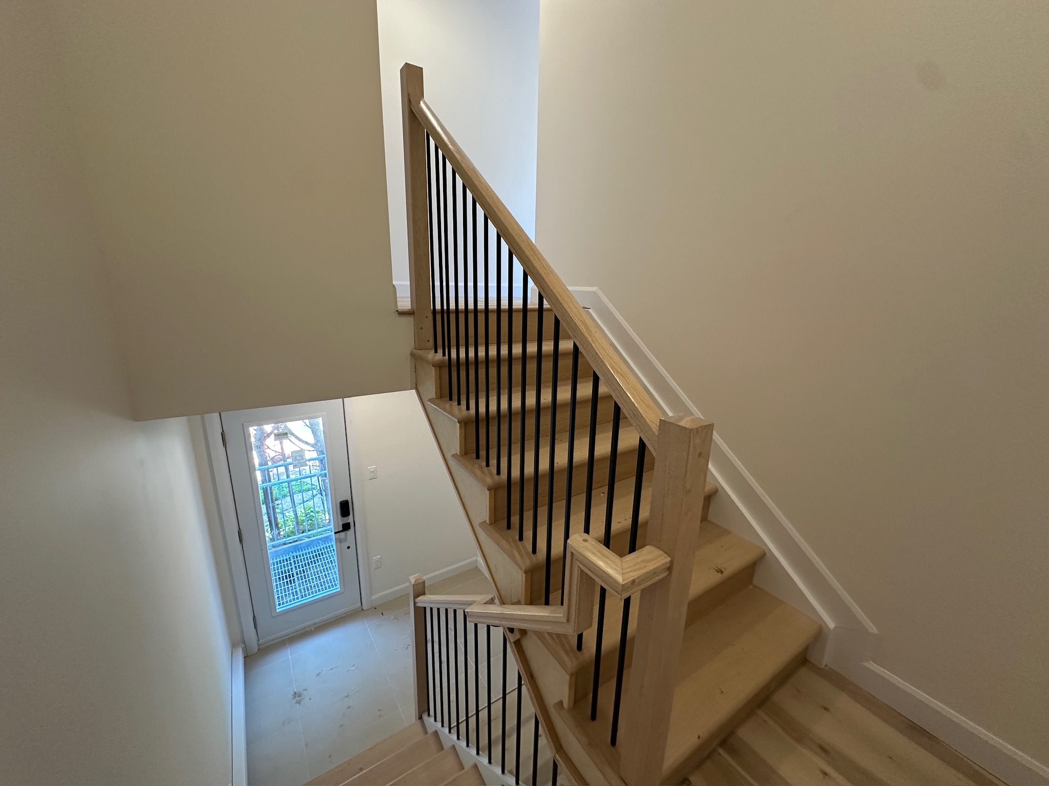 692 Crystal St completed interior staircase