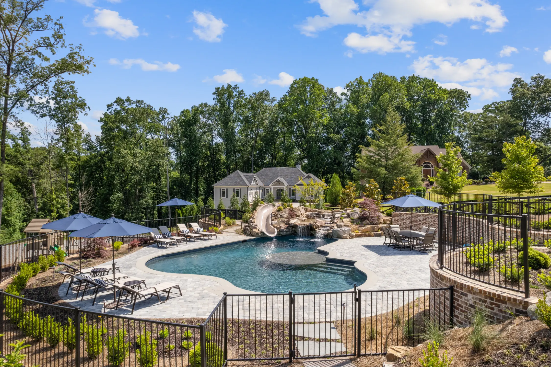 Swimming pool and outdoor living space