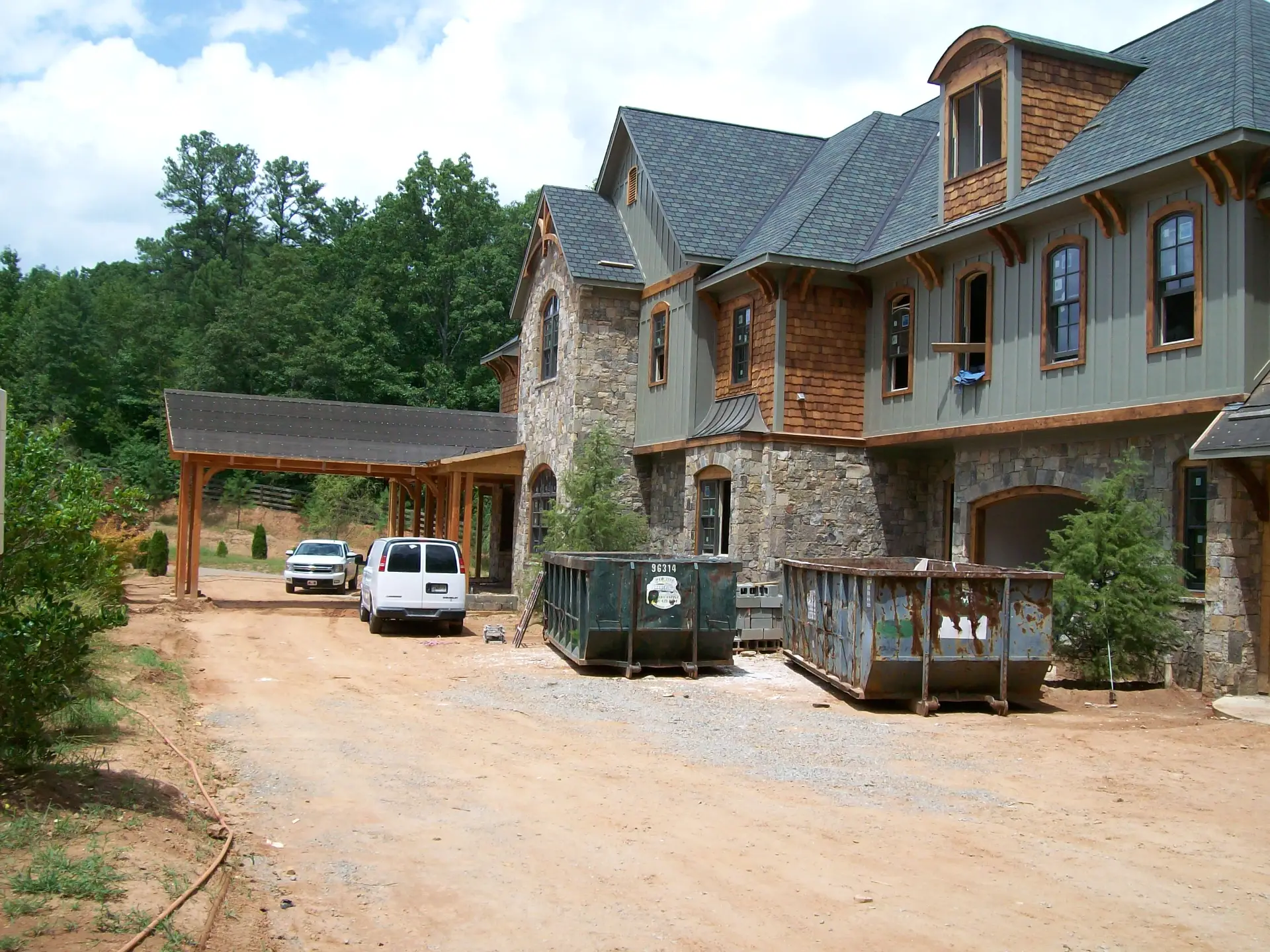 Custom home construction in Roswell Georgia by custom home builder Ensign Luxury Homes