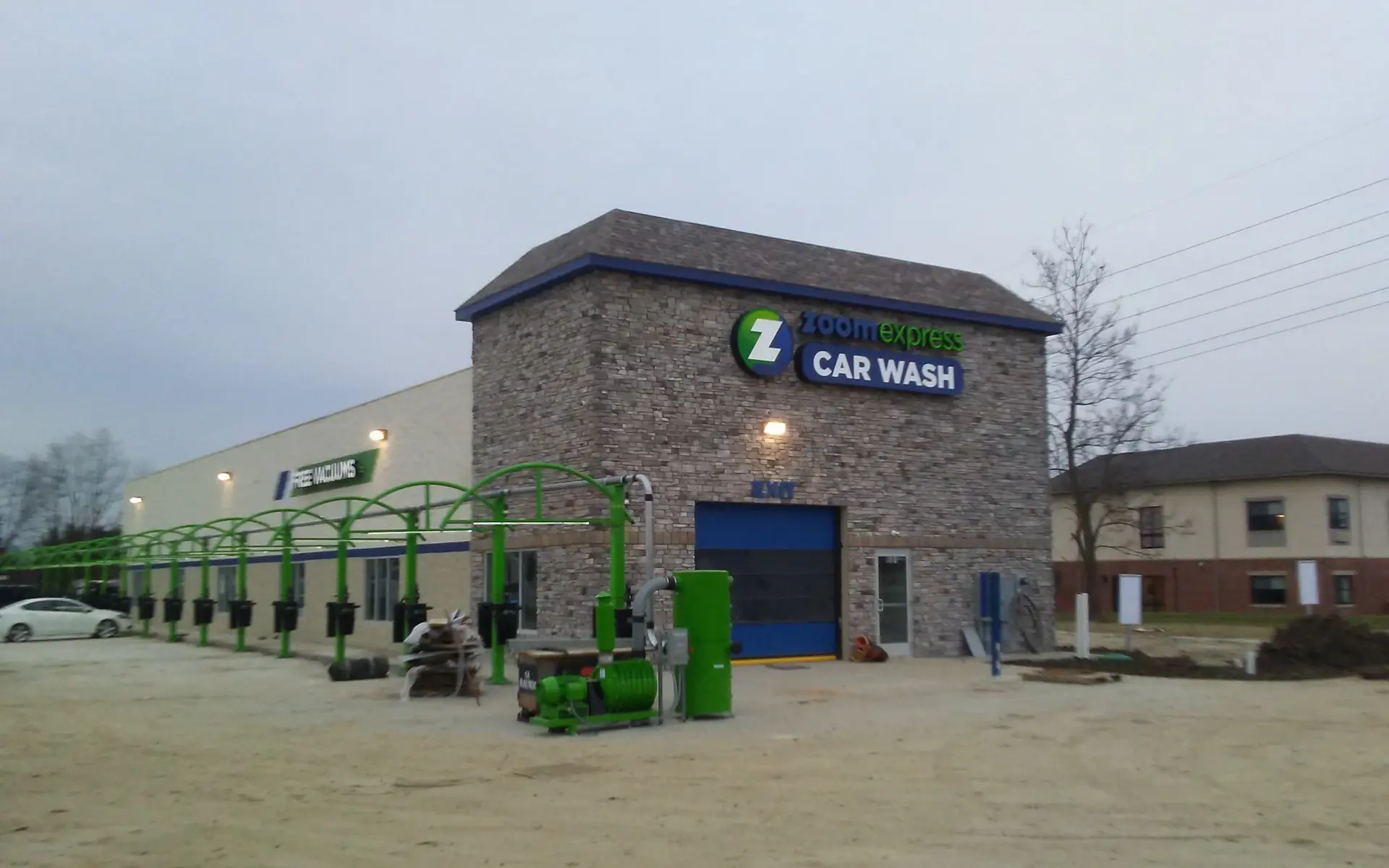 car wash commercial construction
