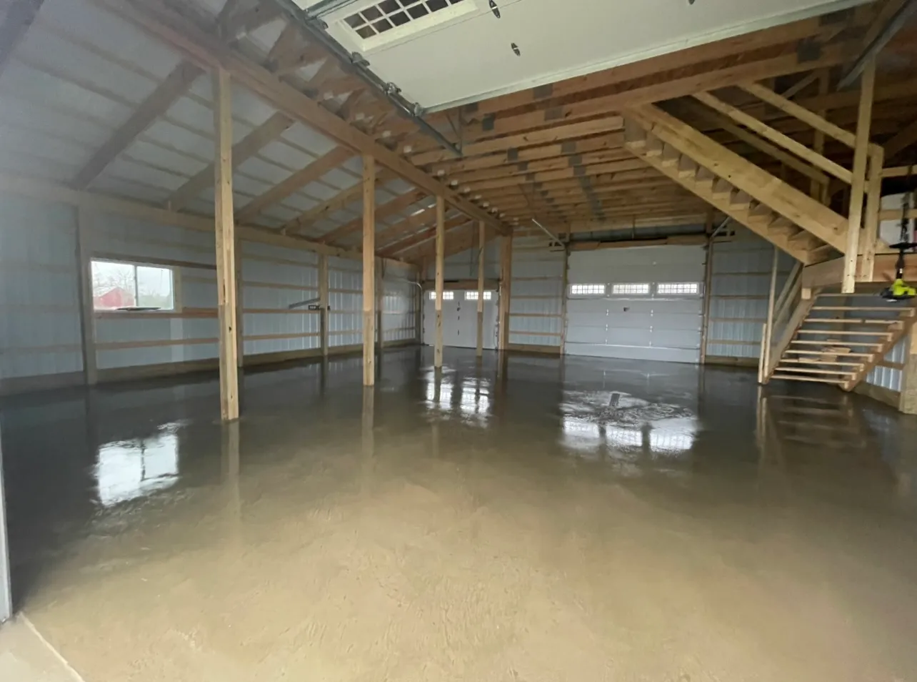 commercial storage building inside