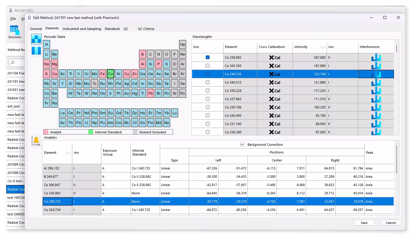 RIS Software Screen Image