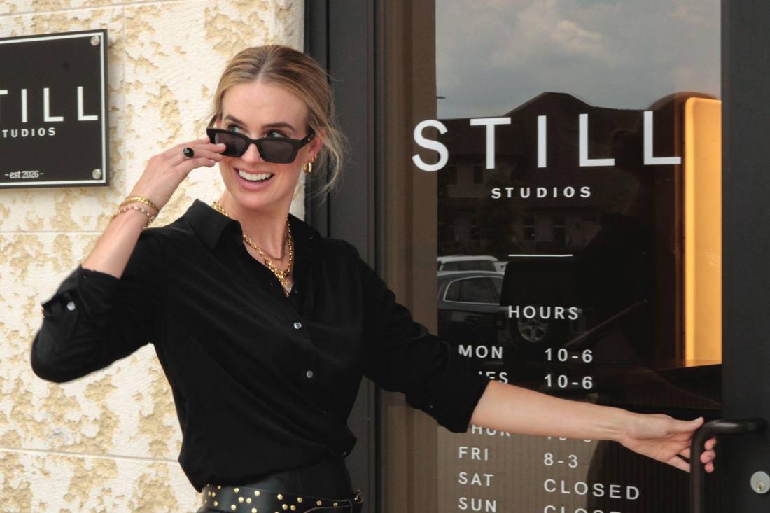 Guest arriving at the STILL Studios entrance for a STILL Social evening