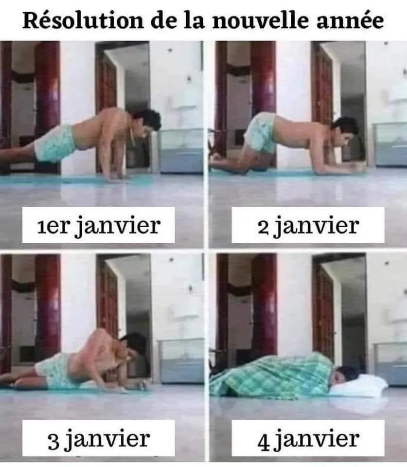 Résolution de la nouvelle année : quatre jours de gym qui s'essoufflent