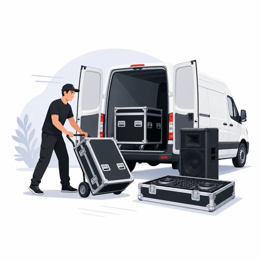 Lieferservice für Eventtechnik in der Stadt Zürich