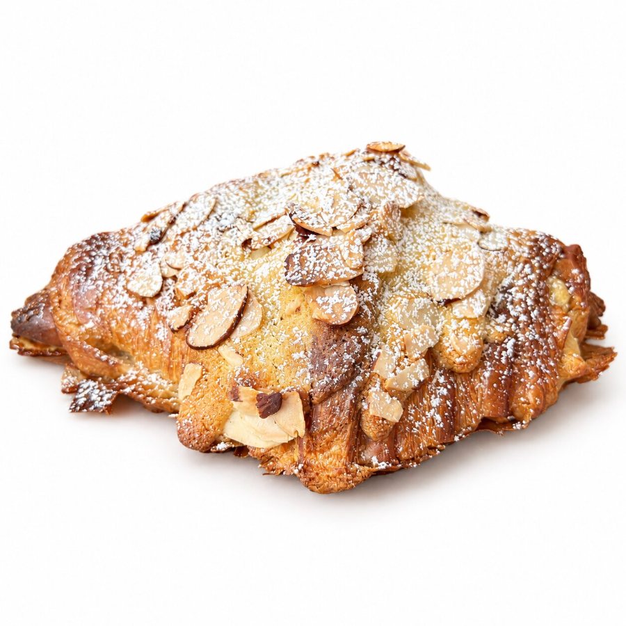 An almond croissant