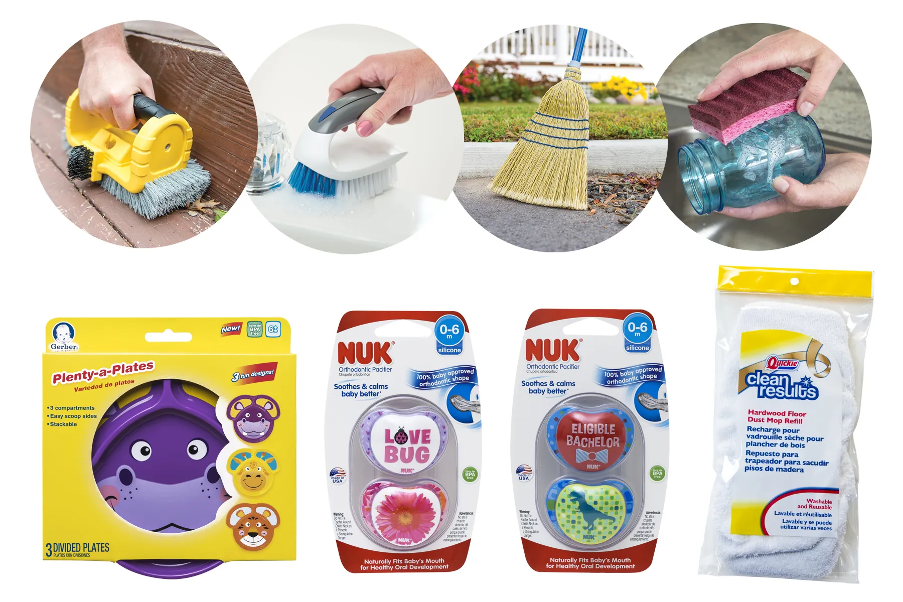 a collection of product photography taken by Becky Beasley.