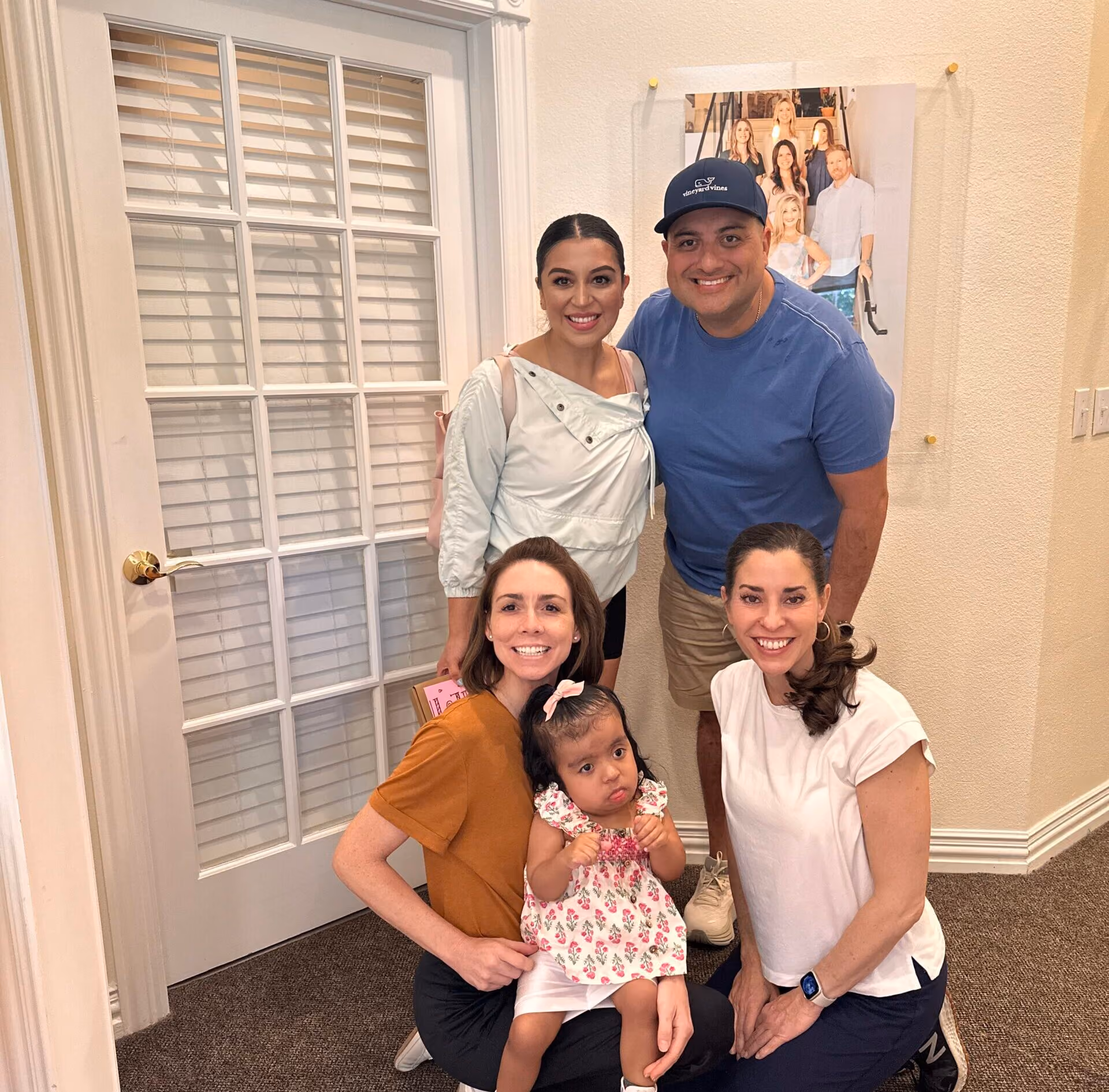 Shiloh with her mother Cynthia Luna, her family and KinActive Kamp staff