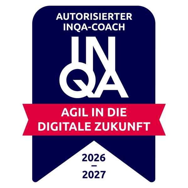 Badge Autorisierter INQA-Coach 2026 bis 2027