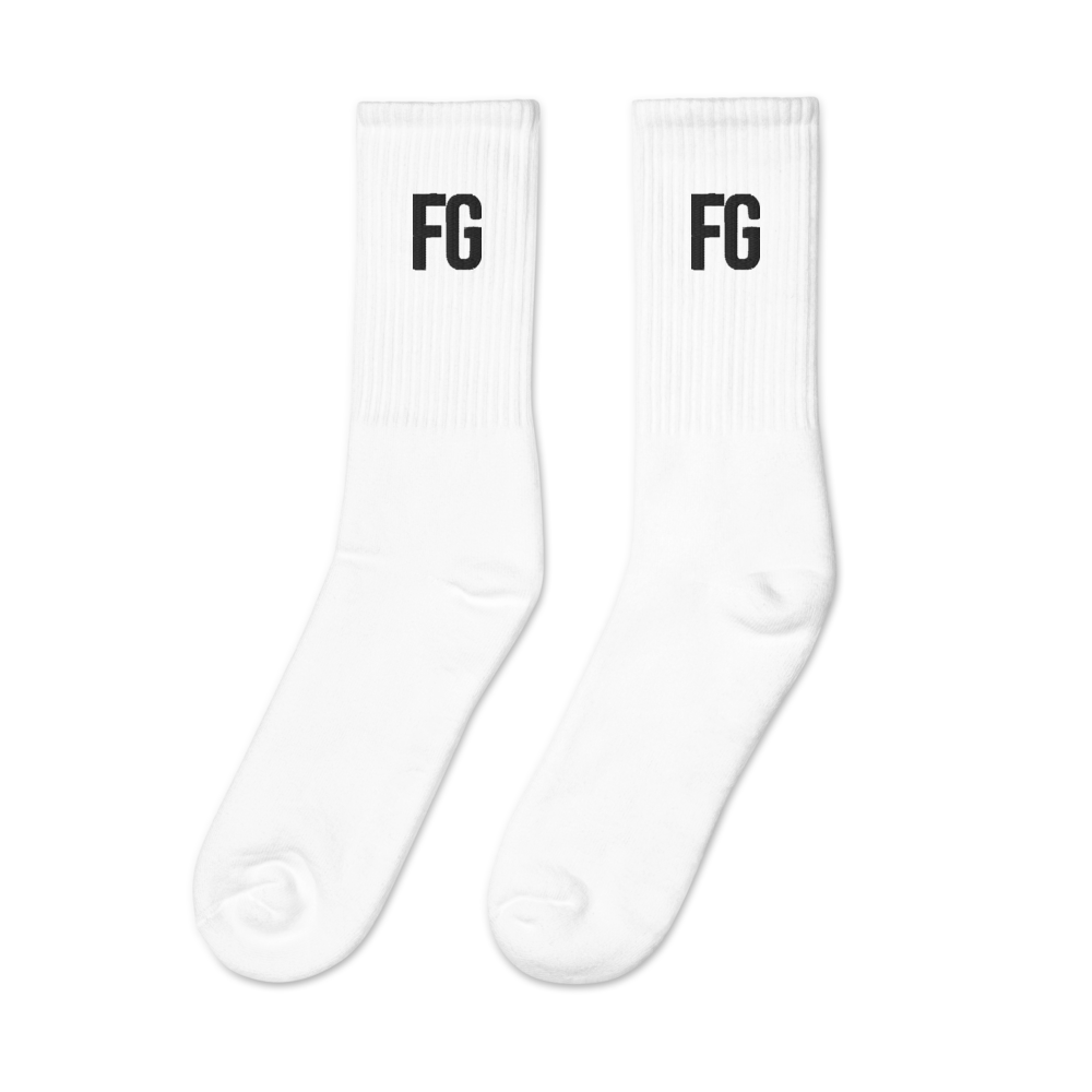 White Bolt Socks