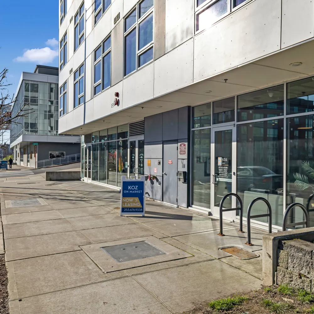 Sidewalk View Of Entrance