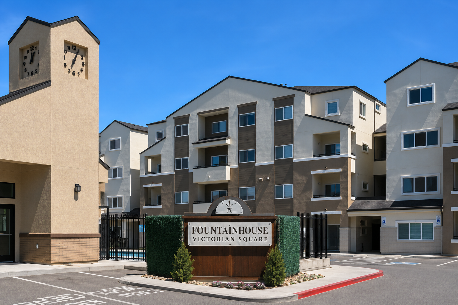 Exterior of community