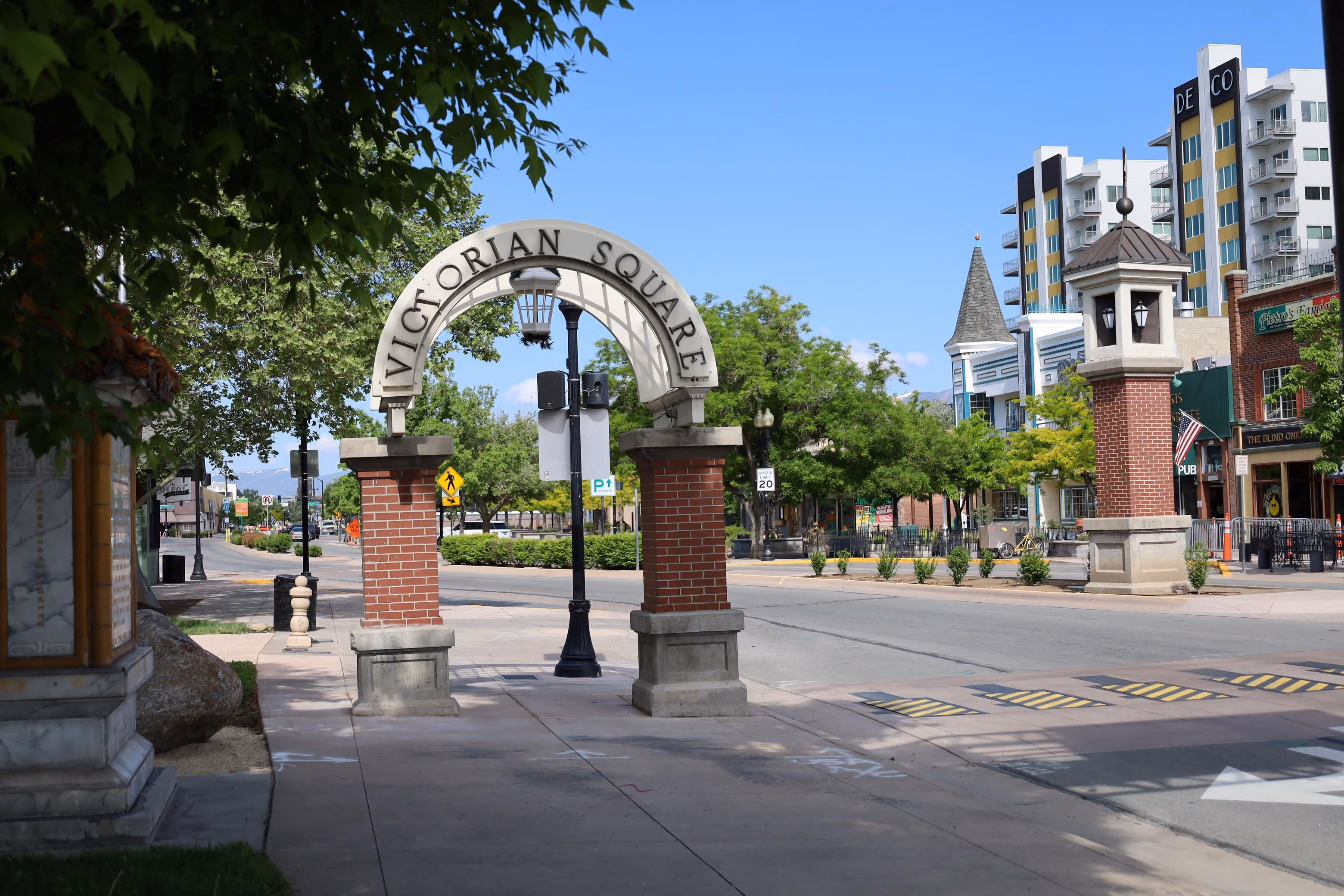 Victorian Square stock image